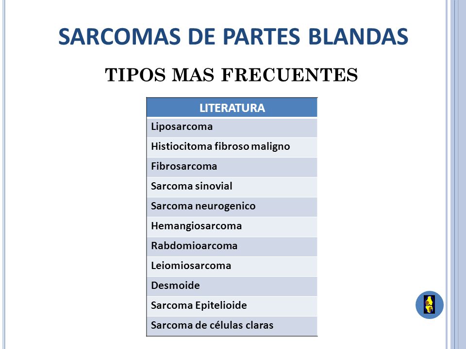 sarcoma de partes blandas
